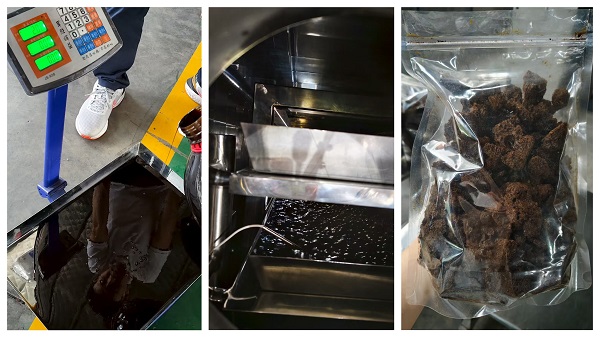 丹珍头痛浸膏物料脉动真空干燥机试机